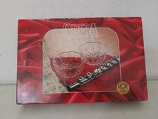 Set  6 coppette OPERA RCR cristallo al piombo 24%