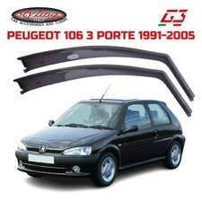 DEFLETTORI ARIA PEUGEOT 106 (1991-2005) 3 PORTE G3 SET ANTIVENTO FUME' 19376