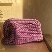 Borsa Uncinetto Fatta a Mano