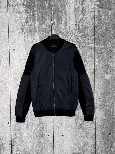 Prada navy giacca bomber - prada,