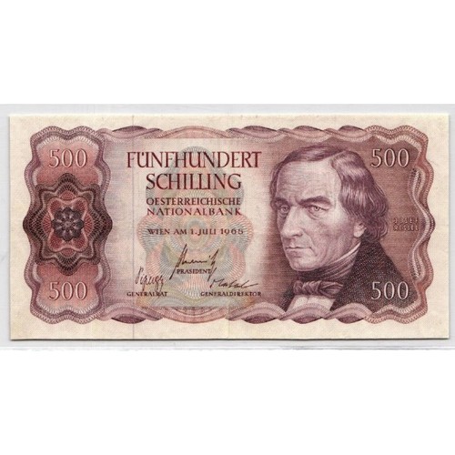 Austria 500 schilling 1965 - austria,
