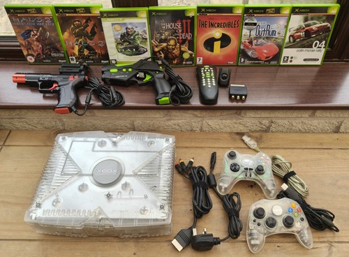 Microsoft xbox console crystal - console,