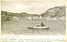 dh69 cartolina ischia lacco ameno provincia di napoli