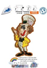 toppa termoadesiva cappellaio matto Mad Hatter patch Alice in Wonderland écusson