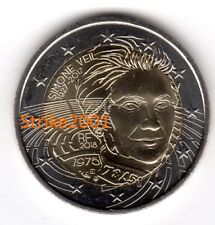 2 EURO COMMEMORATIVO FRANCIA 2018 FDC Simone Veil