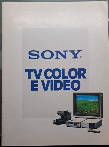 Sony color video anni - e,