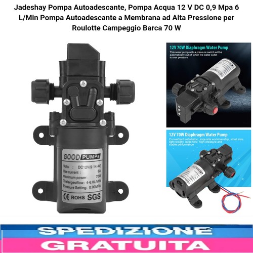 Pompa acqua autoadescante 12v - acqua,