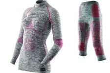 X-Bionic Energy accumulator evo melange Grey/Raspberry XS set maglia +pants medi