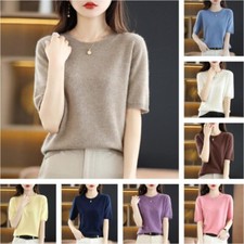 Maglione donna manica corta