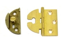 CERNIERE PER MOBILI ANTICHI OTTONATA mm.40x43 CON BATTUTA E BASE REGOLABILE CSS