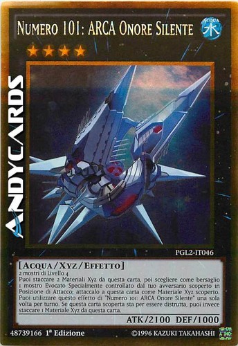 Numero 101 arca onore silente - numero, 101: