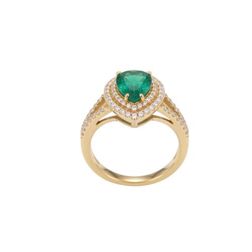 Anello oro giallo con - anello,