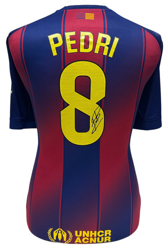 Maglia calcio pedri firmata - pedri,
