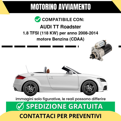 Motorino avviamento audi - motorino,