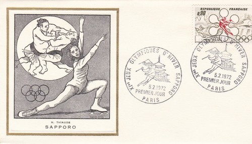 Francia 1972 fdc - francia, giochi