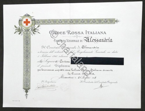 Croce rossa italiana wwi - italiana,