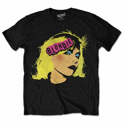 Shirt ufficiale blondie logo - t,
