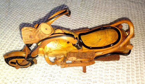 Wood harley davidson chopper - wood,