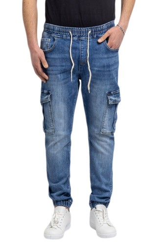Jeans uomo cargo tasconi - jeans,
