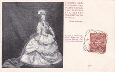 C4116) ROMA 1899, ESPOSIZIONE LAVORI FEMMINILI, BAMBOLE MARIA ANTONIETTA. VG