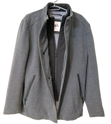 Zara veste homme grise - ✅zara,