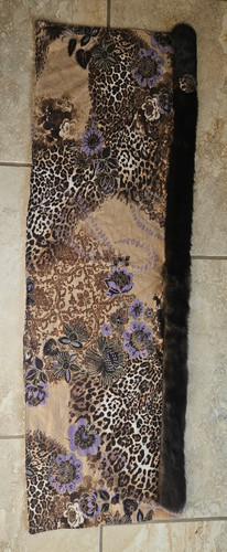 Sciarpa visone e - in,