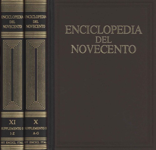 Enciclopedia del novecento - enciclopedia,