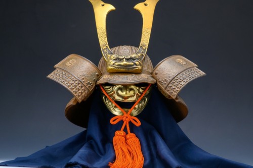 Casco kabuto samurai - casco, vintage