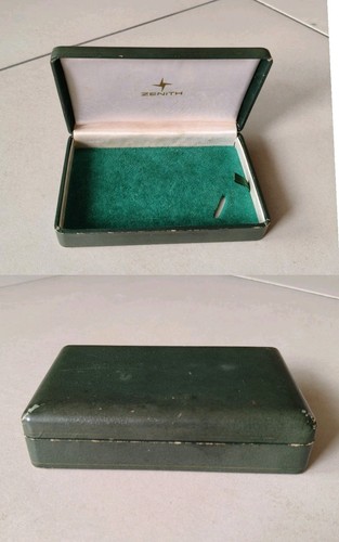 60s zenith rare watch box - 60s,
