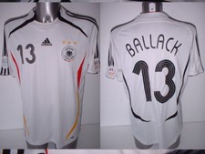 Maglia Adidas Germania Ballack Adulto Medio Maglia Calcio Maglia Top