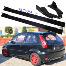 Per Ford Fiesta ST MK6 + minigonne laterali + diffusore labbro paraurti spoiler posteriore