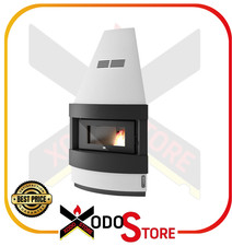 Stufa camino pellet angolare