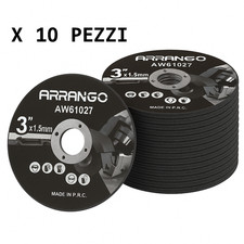 10 PZ DISCO DISCHI DA TAGLIO PER MINI FLEX SMERIGLIATRICE ELETTRICA DA 3" 75mm