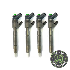 4 iniettori Bosch 0445110378 MERCEDES A160 A180 A200 B180 B200 W169 Revisionato