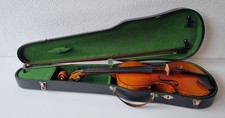 Antico violino con arco in cassa per violino - Copia di Antonio Stradivari 1920 circa