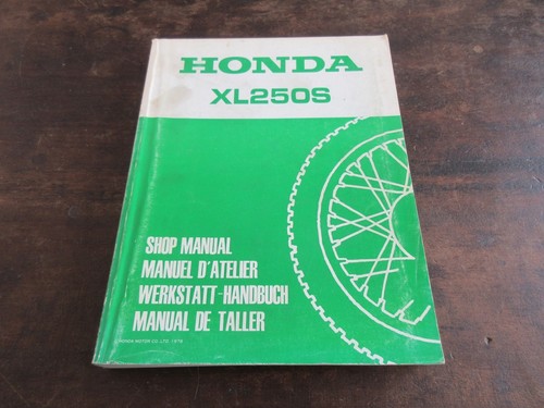 Honda xl250s 1978 - honda, repair