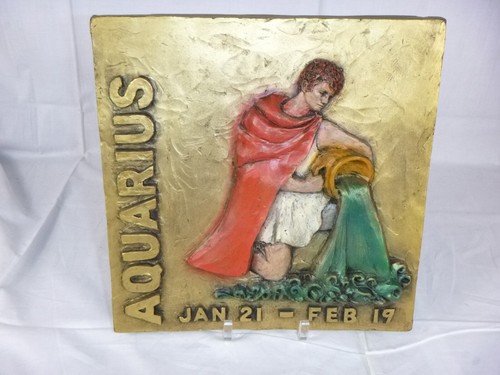 Vtg 70s aquarius astrology - aquarius,