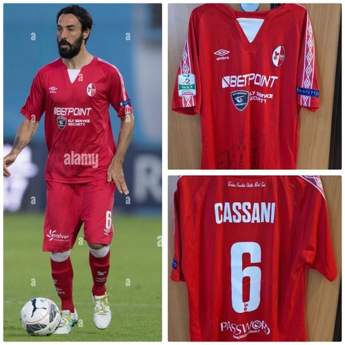 Maglia bari match worn - bari, cassani