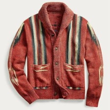 Mens Retro Cardigan Autumn and