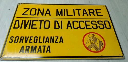 Tabella zona militare - zona,