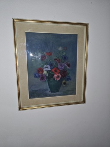 Dipinto olio anemoni - dipinto,