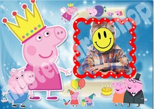 Cialda Ostia per torte Peppa
