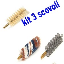 kit 3 scovoli pulizia armi