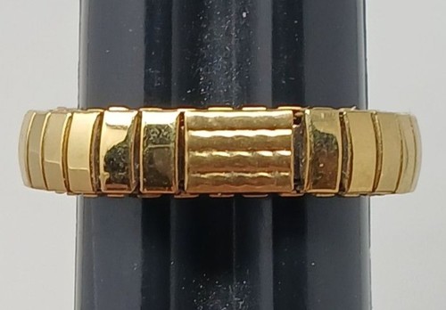 Anello regolabile tono - oro, con