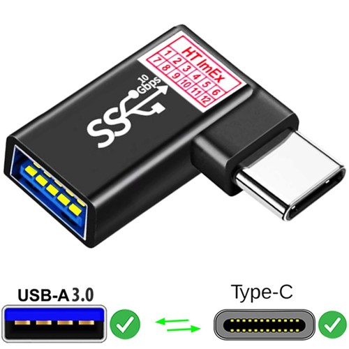 Adattatore usb maschio a - adattatore, usb-c