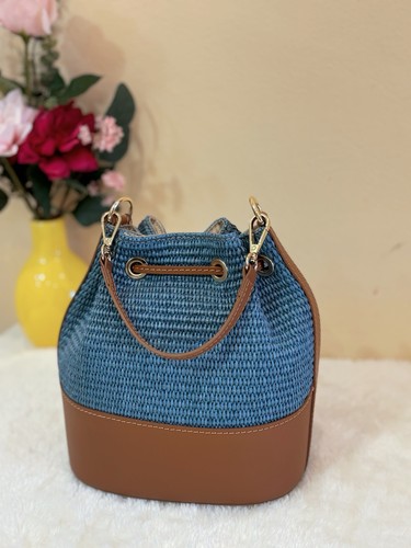 Borsa donna secchiello pelle - donna,