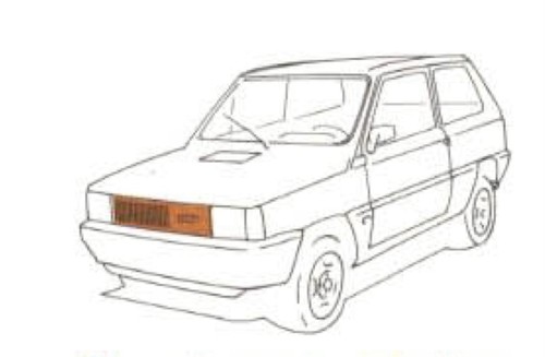 Fiat panda calandra - fiat,