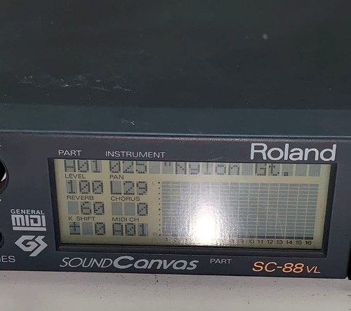 Roland 88vl sound canvas - roland,