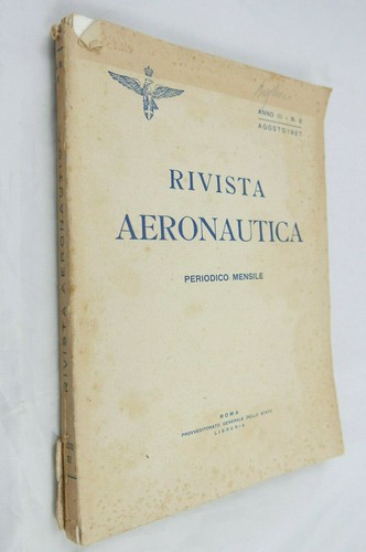 Rivista aeronautica militare - rivista,