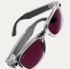 RAYBAN META WAYFARER - Limited edition Trasparente - Lenti transitions ruby